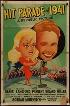 Hit Parade of 1941 Original One Sheet Movie Poster- Republic - £76.87 GBP