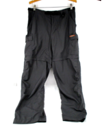 REI Womens 14 Nylon Pants Convertible Hiking Outdoor Switchback Belted O... - $40.59 CAD