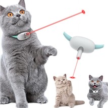 Smart Laser Teasing Cat Collar: The Ultimate Interactive Toy for Your Feline Fri - £10.82 GBP+
