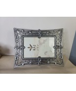 Vintage Pewter Photo Frame Holds 4 x 6 Photo - $19.80