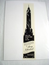 1941 Hotel Ad The Sherry Netherland, NYC Where the Park Begins - £7.98 GBP