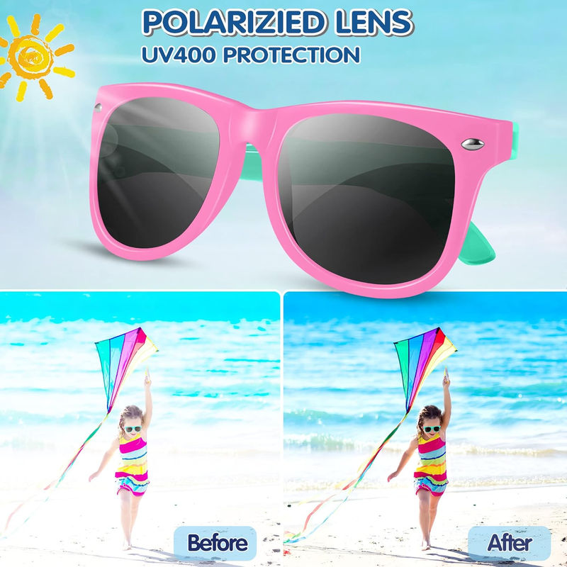GIFTINBOX Kids Sunglasses Bulk, 24Pack Kids Sunglasses Party Favor with UV400 Pr Item image 4
