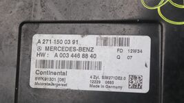 2013 Mercedes W204 C250 ECU DME Engine Computer EIS Ignition FOB Set A2711500391 image 2