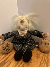 Heartline Graphics Prunella The Wrinkle Fairy Plush 1988 Rare With TAGS - £23.59 GBP