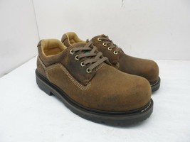 Dakota Men&#39;s Low-Cut Quad Comfort Steel Toe Steel Plate Work Shoes Brown... - $42.74