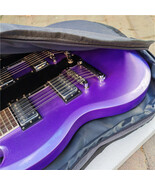 purple Double Neck Electric Guitar,6&amp;12 Strings Electric Guitar   SD787 - $419.05 CAD