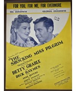 &quot;FOR YOU, FOR ME, FOR EVERMORE&quot; 1946 VTG Sheet Music-The Shocking Miss P... - €9,73 EUR