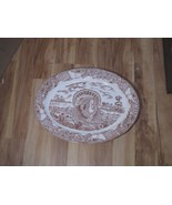 Thanksgiving Turkey Serving Platter Sanyei Japan Earthenware 18x13 1/2 - $64.35