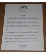David Johansen Press Release Vintage 1979 Blue Sky Records - €21,36 EUR