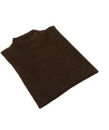 Mock Neck Merinos Wool Sweater PRINCELY From Turkey Soft Knits 1011-00 B... - $1,312.68 MXN