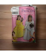 Simplicity 9902 Sewing Pattern Disney Belle Ariel Child Costumes Size 3-... - $25.00