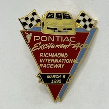 1995 Pontiac 400 Richmond Raceway Virginia NASCAR Race Racing Enamel Hat Pin - £6.28 GBP