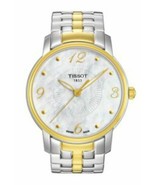 NEW Tissot T0522102211700 Women&#39;s T-Round White Mother of Pearl Dial 2To... - £288.10 GBP