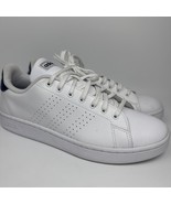 Adidas Mens Advantage F36423 White Casual Shoes Sneakers Size 11 - $39.00