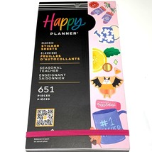 The Happy Planner Sticker Book Seasonal Teacher 651 Pieces - £14.45 GBP