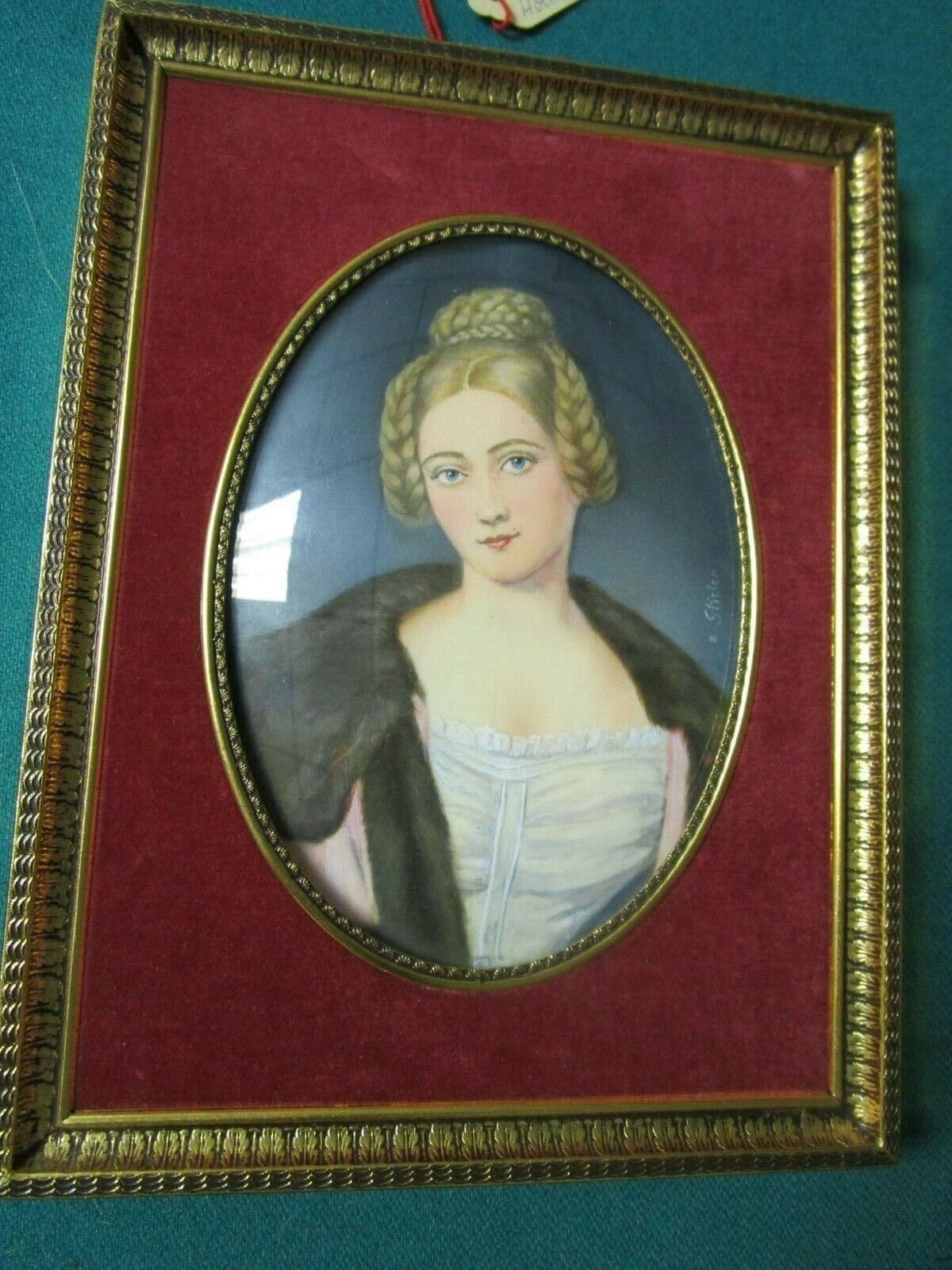 Antique Portrait Painting by Joseph Karl Stieler Signed PICK1 - $584.07+