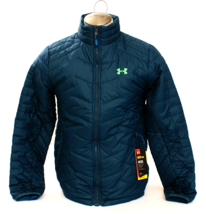 Under Armour Coldgear Storm Reactor Teal Magzip Puffer Jacket Men&#39;s Size... - $247.49