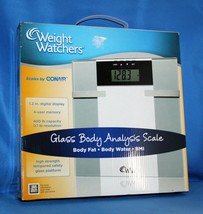 Weight Watchers Bathroom Scale Conair WW72 Digital Glass Body Analysis - £25.19 GBP