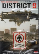 DISTRICT 9 (dvd) *NEW* stranded aliens are restricted to a reservation - £5.49 GBP