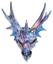 Marble Painted Dragon Skull 71983 Halloween Statue Figurine Resin 9&quot; H - £46.19 GBP