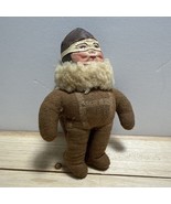 Vintage U.S. WWII Raggy-Doodle Paratrooper Cloth Doll w/ Parachute Compl... - $59.90