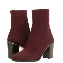 Michael Kors Chase Ankle Boots Plum Suede Women&#39;s 5.5 New In Box - £88.73 GBP