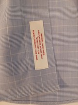 Brooks Brothers 1818 Long Sleeve Button Shirt Men's 16 1/2 Spread Collar Blue image 3