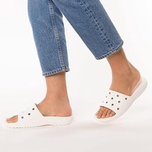 Crocs Classic Slide Sandals Womens 10 Mens 8 White NEW - £23.69 GBP