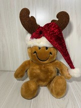 Dan Dee plush musical gingerbread man vibrates sings Grandma Run Over Reindeer - £11.71 GBP