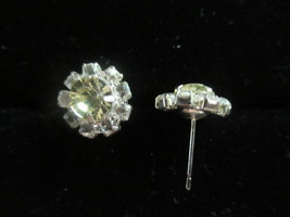 Diamante studs for pierced ears, jacket, shoes or other adornment - 1/2&quot; round - £2.43 GBP