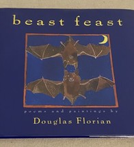Children’s Poems Beast Feast Douglas Florian signed 1st edition Watercolor HC - £22.38 GBP