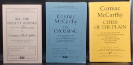 Cormac Mc Carthy The Border Trilogy First Editions Uncorrected Proof Copy Set - £845.41 GBP