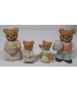 4X Vintage Homco Easter Bear Family, Mom Dad Kids Eggs Chick #1430 - £10.22 GBP