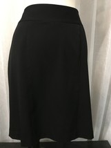 Rafaella Women&#39;s Skirt Black Lined Skirt Size 12 - $12.38