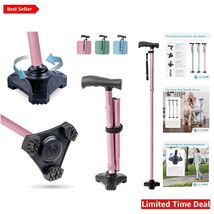 HCANE Freedom Edition Foldable Walking Cane - Adjustable T-Handle in Pas... - $93.01