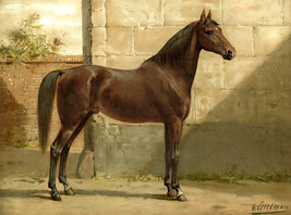 Giclee Oil Painting Decor Horse  for living room - £6.86 GBP+