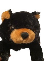 Vintage 1997 Wishpets Rocco 11” Great Smoky Mountains Black Bear Plush Toy - £14.71 GBP