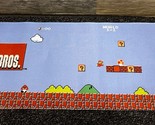 Super Mario Bros Desk Mat Mouse Pad XL PC Gaming Soft Smooth Retro ~ Rare! - £18.48 GBP
