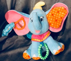 Disney Activity Toy Dumbo Plush Infant Travel Baby Soft Toys Activities Gift! - £24.85 GBP