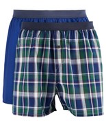 Club Room Men&#39;s 2-pk. Patterned &amp; Solid Boxer Shorts Pompador Blue-Small... - $20.56 CAD