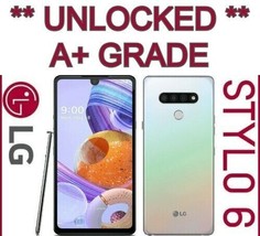 UNLOCKED LG STYLO 6 Q730 4G LTE Smart Phone / T-MOBILE Tello MINT Lyca  ... - $95.22