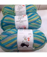 Yarn-bee Baby Bee Sweet Delight Prints yarn Lovey bear #413 blue green v... - $513.18 MXN