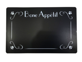 3 Genmert Pet Dog Placemat Bone Appetit 13 by 20 Inch Dinner Table Mat B... - $15.84