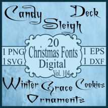 Christmas fonts vol. 104a thumb200