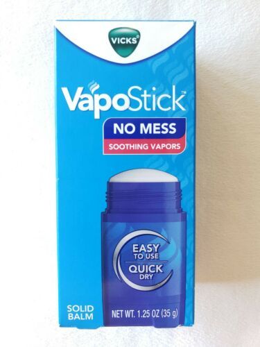 Vicks VapoStick Vapor Stick Solid Balm 1.25 oz No Mess, Soothing Vapors - $28.04