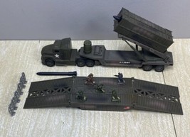 VTG Boley U S Army Simi And Trailer With Missile Launcher Ramp &amp; Accesso... - $83.98