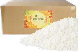 Natural Soy Wax for Candle Making 20 lb Bag Soy Wax Flakes DIY Candle - $1,564.89 MXN