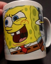 Spongebob Squarepants and Patrick Coffee Mug Snowball Fight 2007 Viacom - £21.08 GBP