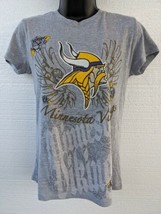 Reebok NFL Womens Minnesota Vikings Tee Shirt  Top - £16.36 GBP