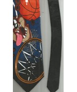 Looney Tunes Tasmanian Devil Basketball Necktie Men’s Space Jam Retro Gr... - $17.76 CAD